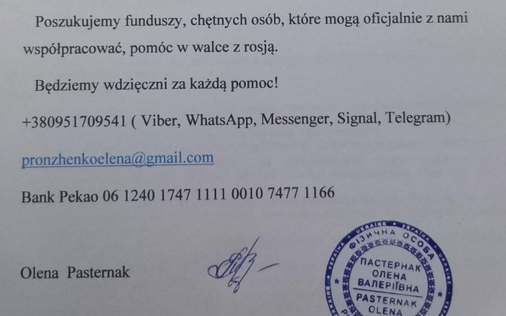 Zbiórka Ukraina- pomoc - zdjęcie główne