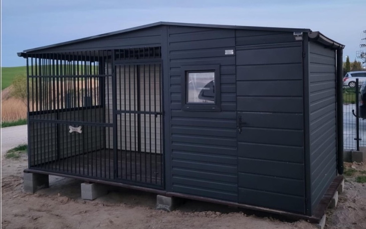 Zbiórka Domek z kojcem dla psów - zdjęcie główne