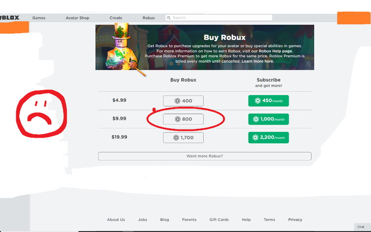 Zbiórka 800 Robuxów - zdjęcie główne