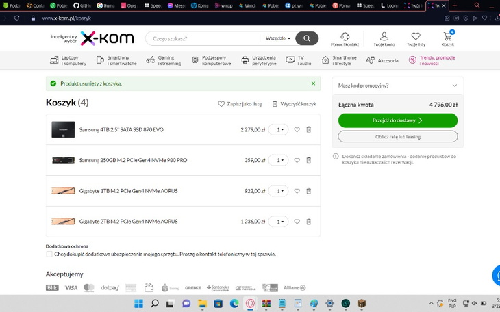 Zbiórka na dyski ssd 4tb,2tb,1tb,250gb - zdjęcie główne