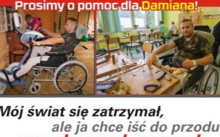 Zbiórka Pomoc w rehabilitacji Damiana - zdjęcie główne
