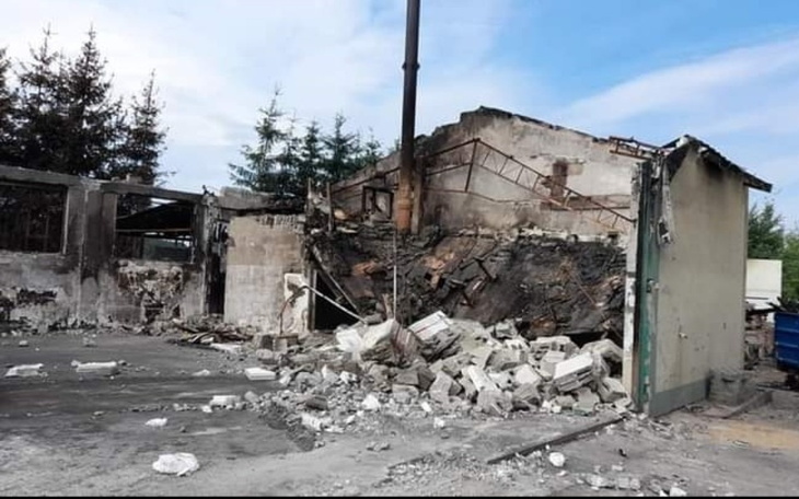 Zbiórka Pożar w zakładzie produkcyjnym - zdjęcie główne