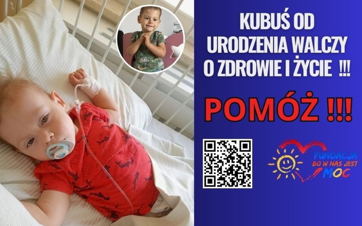 Kubuś walczy o zdrowie i życie, potrzebuje wsparcia.