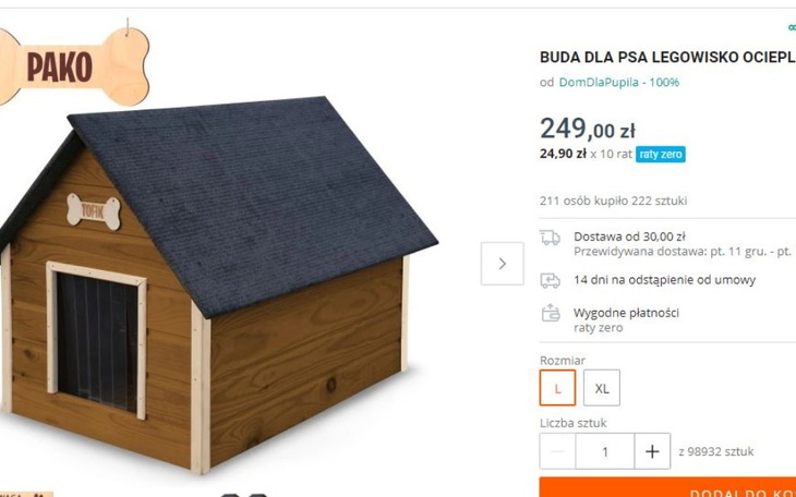 Zbiórka Nowa buda dla marznącego psa - zdjęcie główne