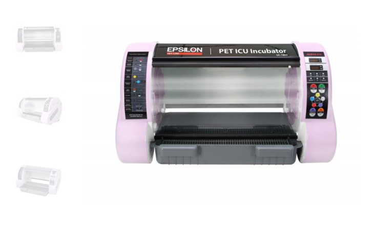 Incubator dla zwierząt, nowoczesne urządzenie weterynaryjne.