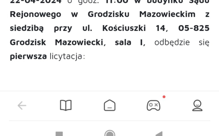 Zbiórka Licytacja domu przez Urząd Skarb - zdjęcie główne