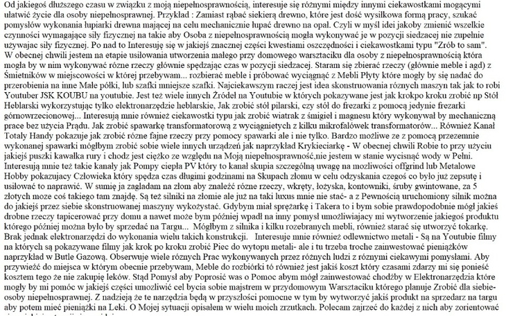 Zbiórka Zbieram na Elektronarzędzia - zdjęcie główne