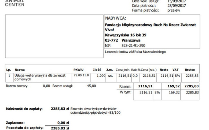 Zbiórka Drogie leczenie mińskich bid! - zdjęcie główne