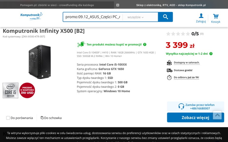 Zbiórka .Zbieram na komputer - zdjęcie główne