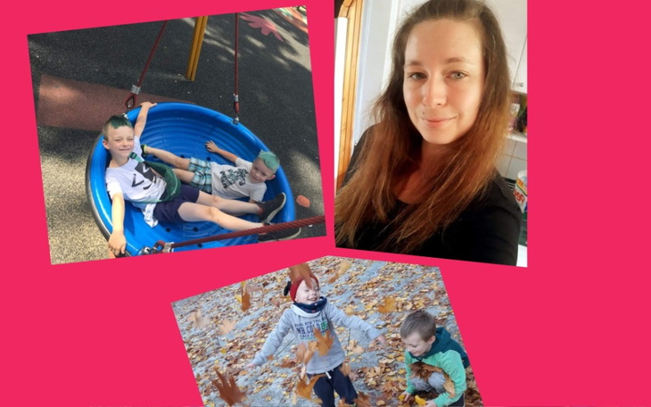 Zbiórka Kochająca matka z dwójką małych - zdjęcie główne