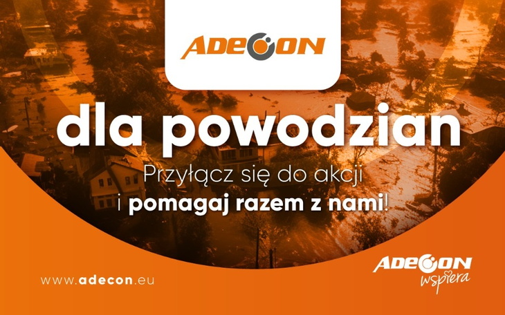 Zbiórka ADECON dla POWODZIAN - zdjęcie główne