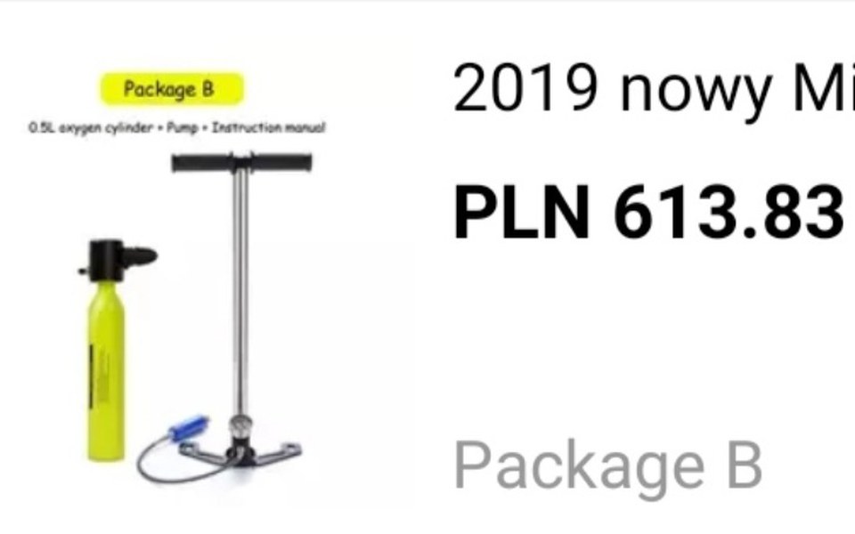 
        Zbiórka Butla z tlenem na wakacje - zdjęcie główne
    