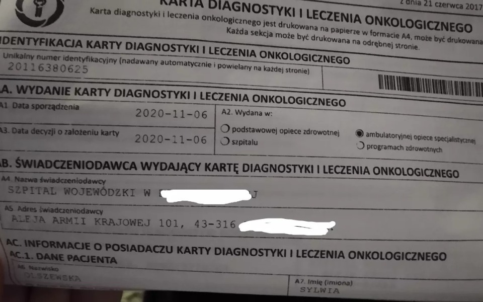 
        Zbiórka Na leczenie nowotworu i życie - zdjęcie główne
    