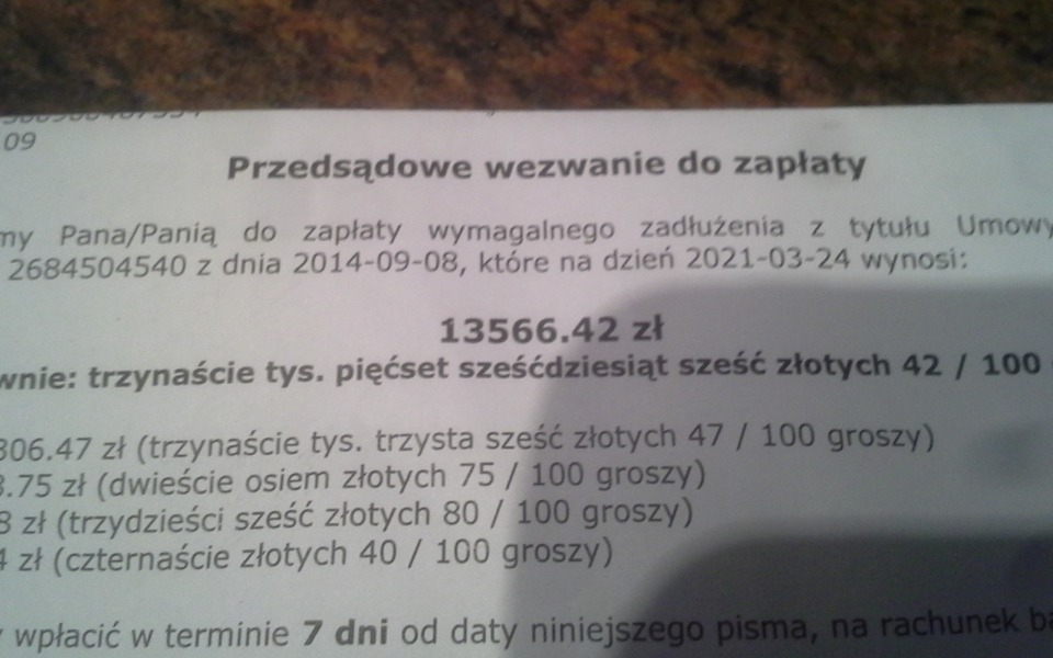 
        Zbiórka Spłata kredytu Pomocy. - zdjęcie główne
    