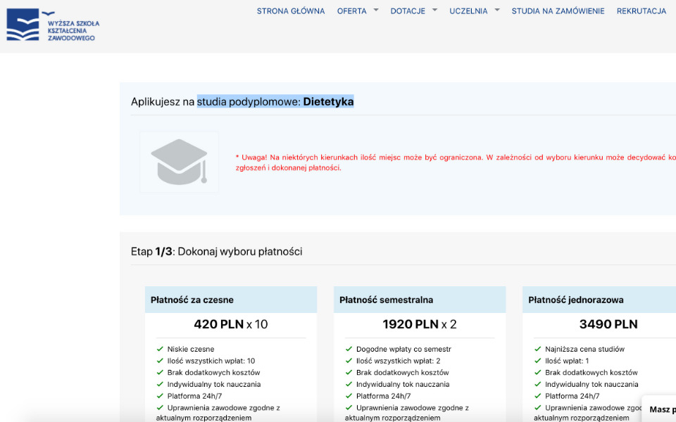 
        Zbiórka Zbiórka na studia podyplomowe - zdjęcie główne
    