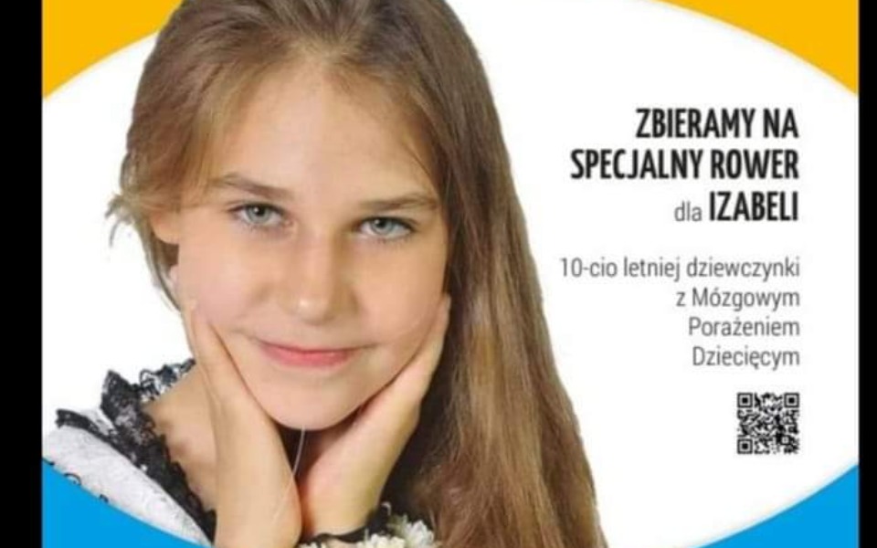 
        Zbiórka ROWER czyni cuda ...dla Izabeli - zdjęcie główne
    