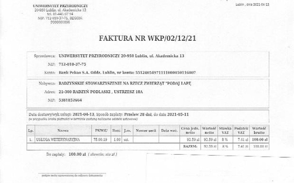 Zbiórka Ratunku TONIEMY - zdjęcie główne