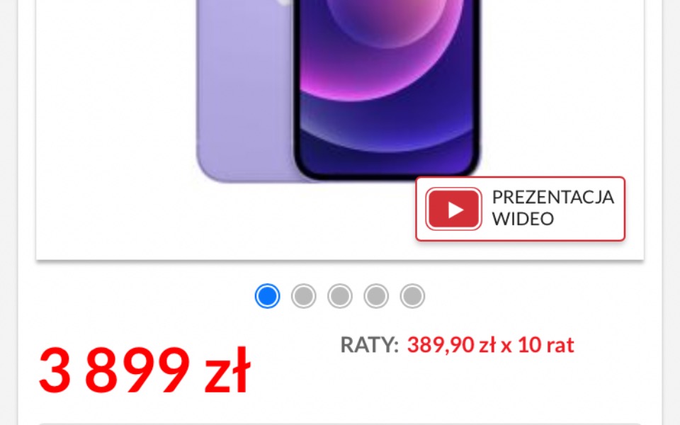 
        Zbiórka iPhone 12 128gb - zdjęcie główne
    