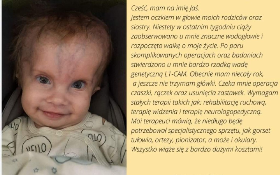 
        Zbiórka Pomoc dla małego Jasia - zdjęcie główne
    