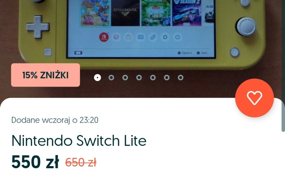 
        Zbiórka Nintendo switch lite . - zdjęcie główne
    