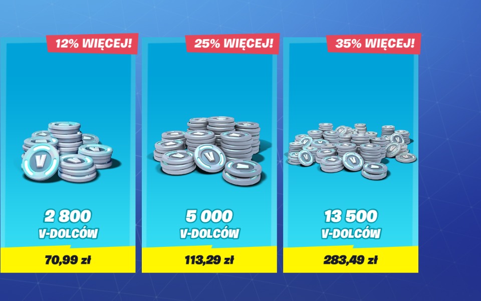 
        Zbiórka Pakiet waluty w Fortnite - zdjęcie główne
    