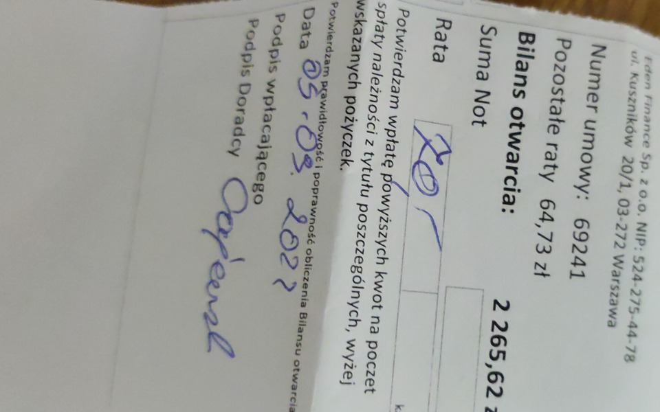 
        Zbiórka Na splate chwilowek - zdjęcie główne
    