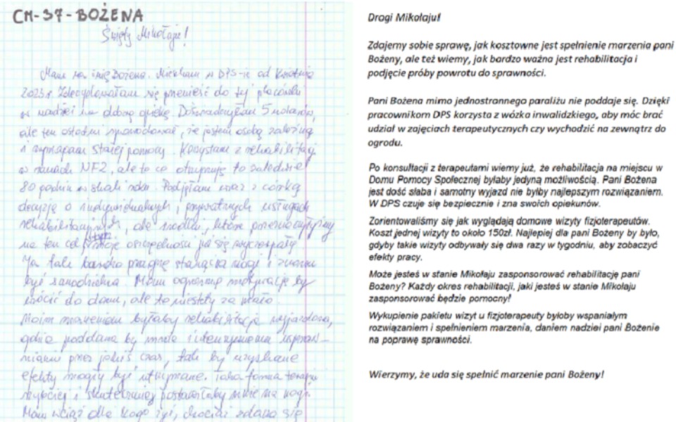 
        Zbiórka Rehabilitacja pani Bożenki - zdjęcie główne
    