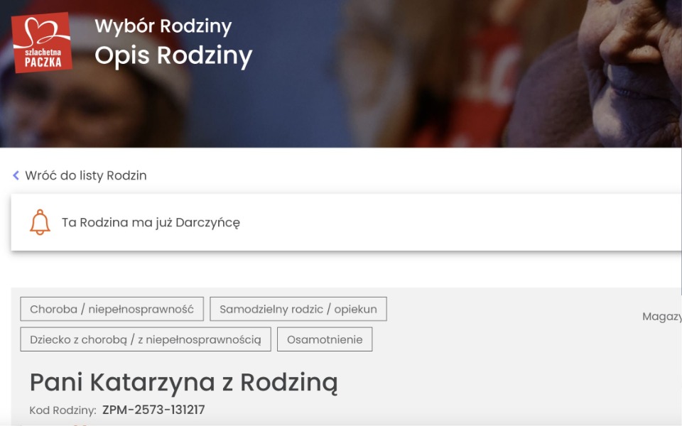 
        Zbiórka Szlachetna Paczka - Cogni - zdjęcie główne
    