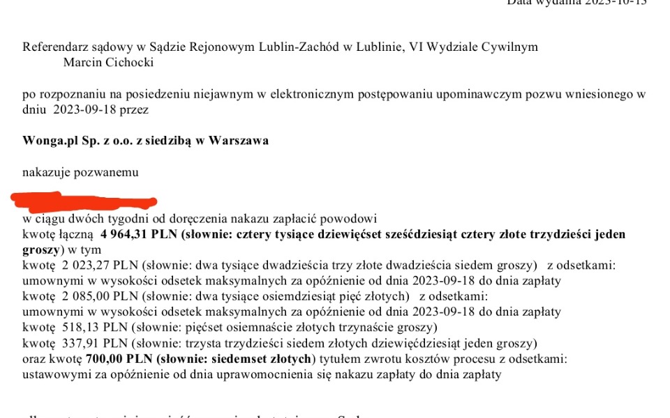 
        Zbiórka Pomoc na spłatę .... - zdjęcie główne
    