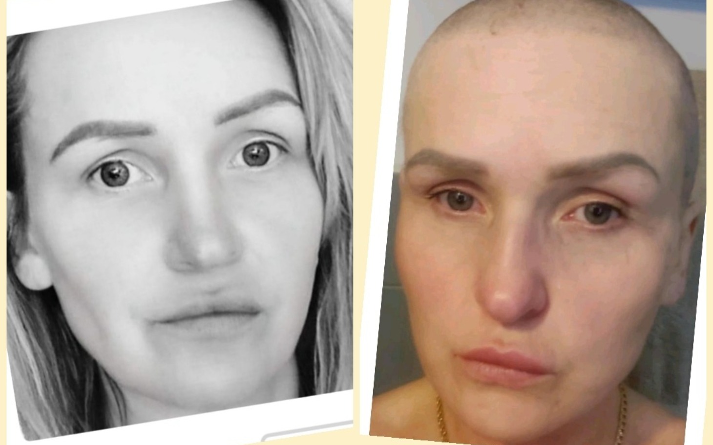 
        Kobieta z krótkimi włosami, patrząca w obiektyw.
    