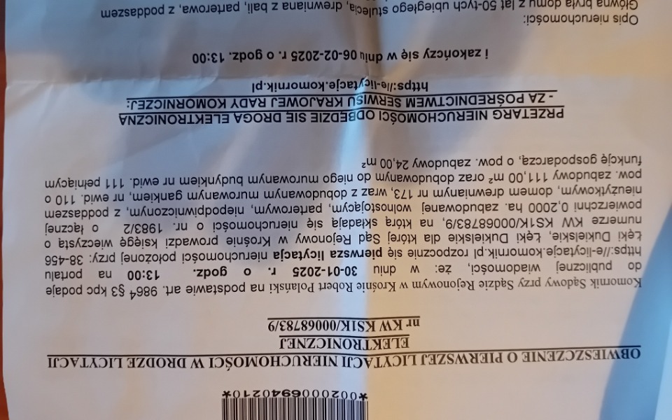 
        Zbiórka spłata komornika przed licytacją - zdjęcie główne
    