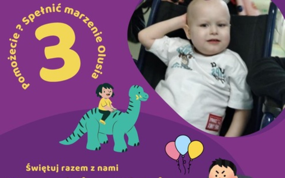 
        Plakat z dzieckiem, zachęcający do pomocy i wsparcia.
    