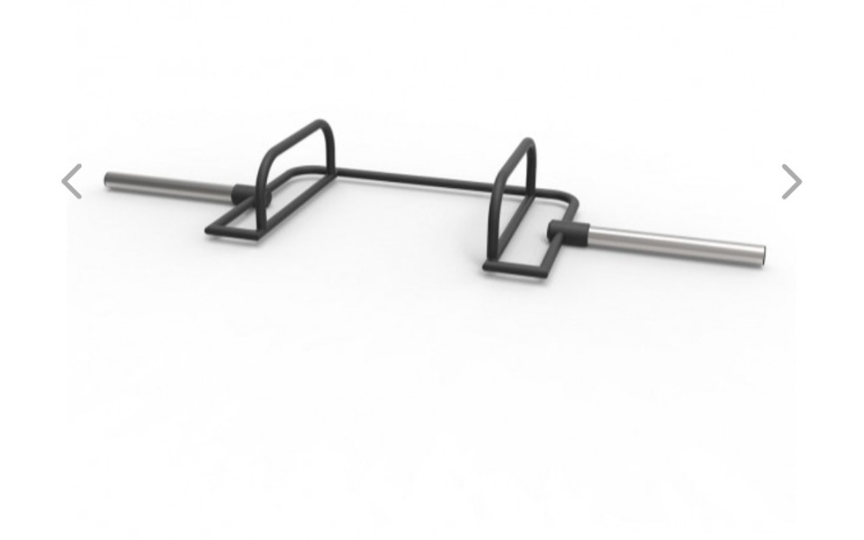 
        Przyrząd do ćwiczeń, widok z góry.
    