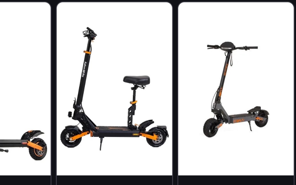 
        Nowoczesna hulajnoga elektryczna z siedziskiem, idealna do miejskich podróży.
    