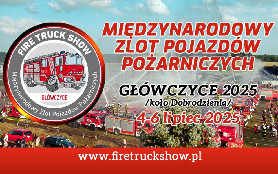 
        Międzynarodowy zlot pojazdów pożarniczych w Główczycach 2025.
    