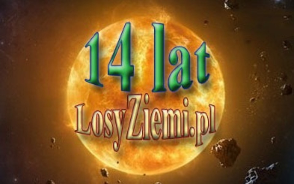 
        Grafika z napisem '14 lat' na tle słonecznym.
    