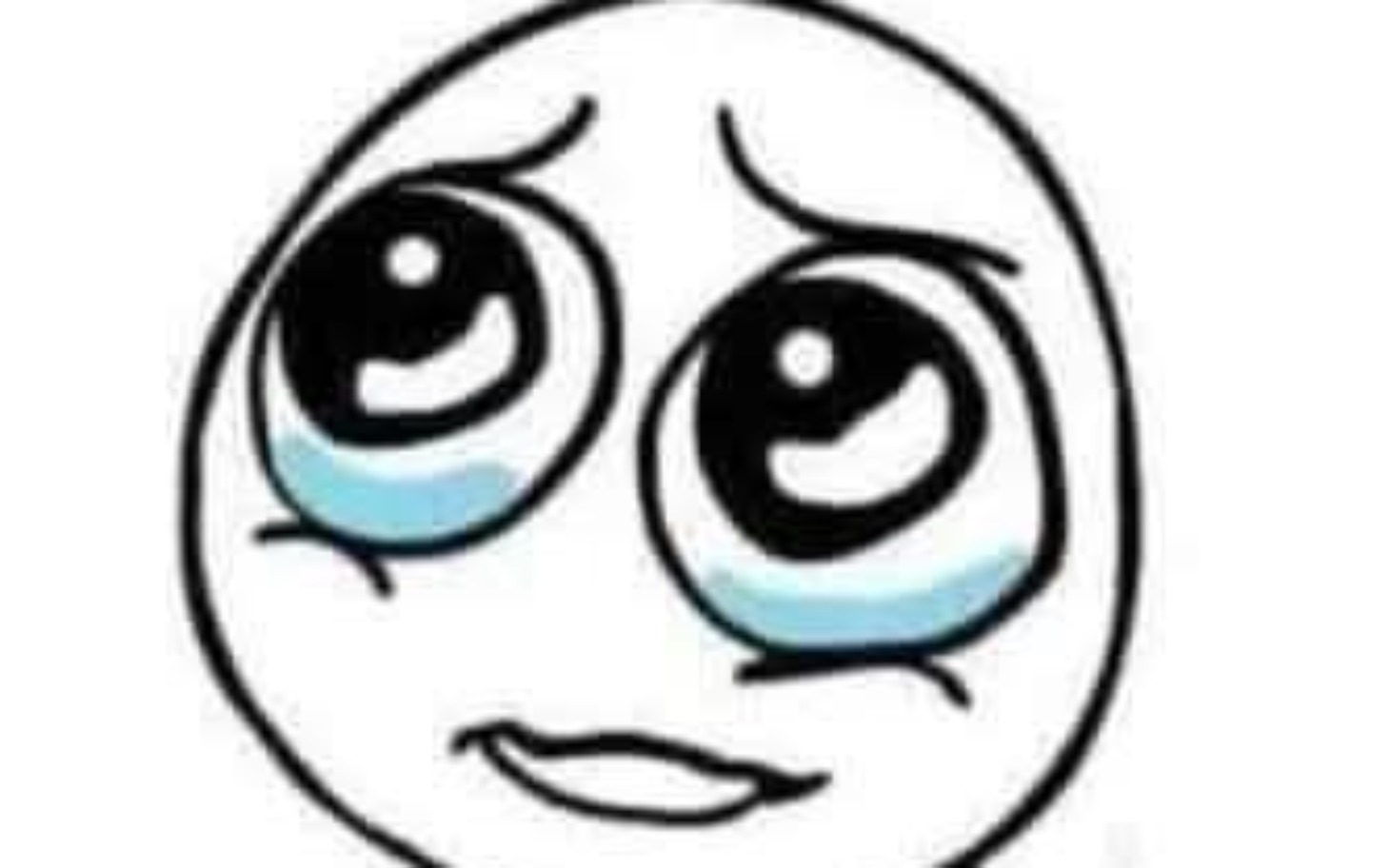 
        Emotikon z wyrazem smutku i wzruszenia.
    