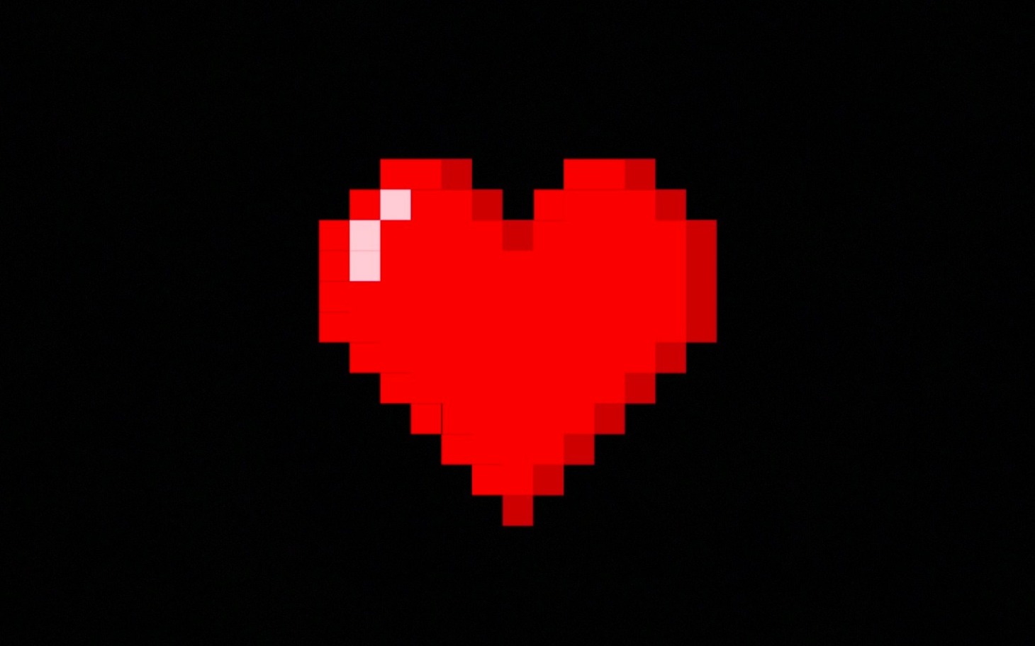 
        Ikona serca w stylu pixel art, symbol miłości.
    