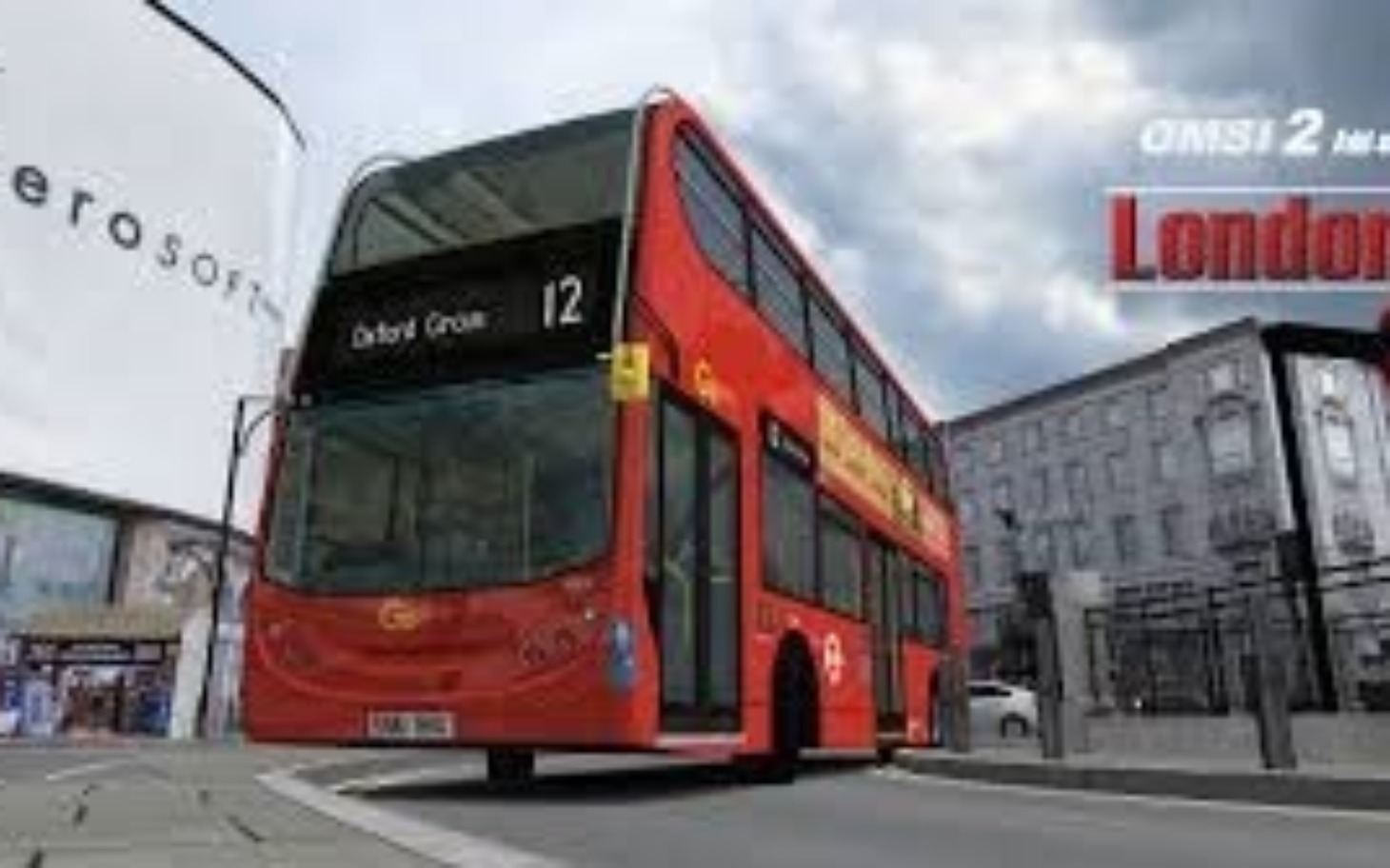 
        Czerwony autobus na ulicy w Londynie, z numerem linii 12.
    