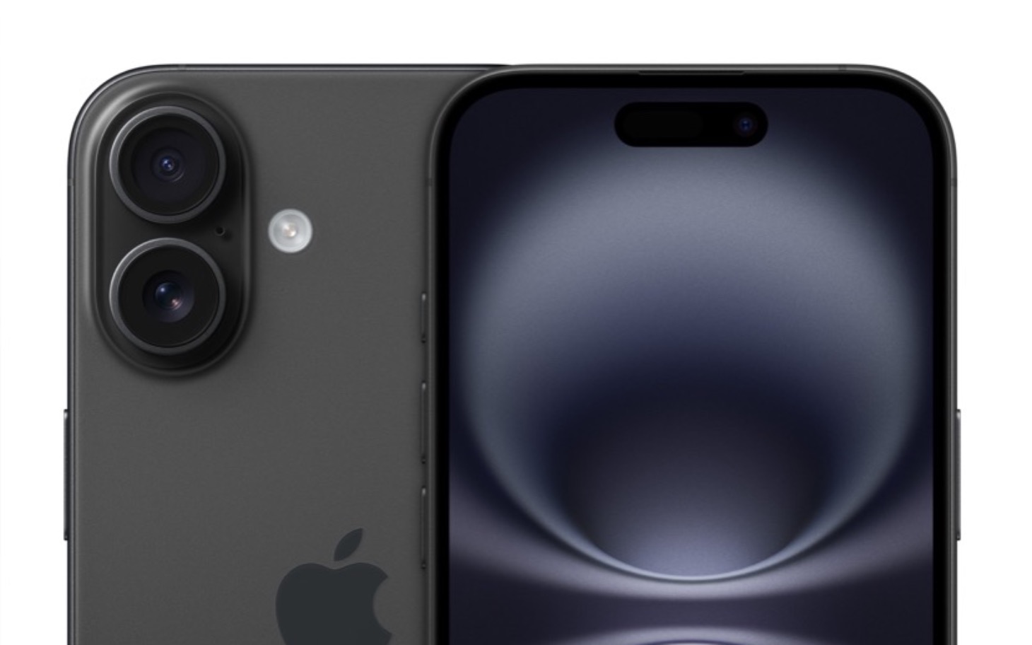 
        Nowy model iPhone'a z widocznymi aparatami.
    