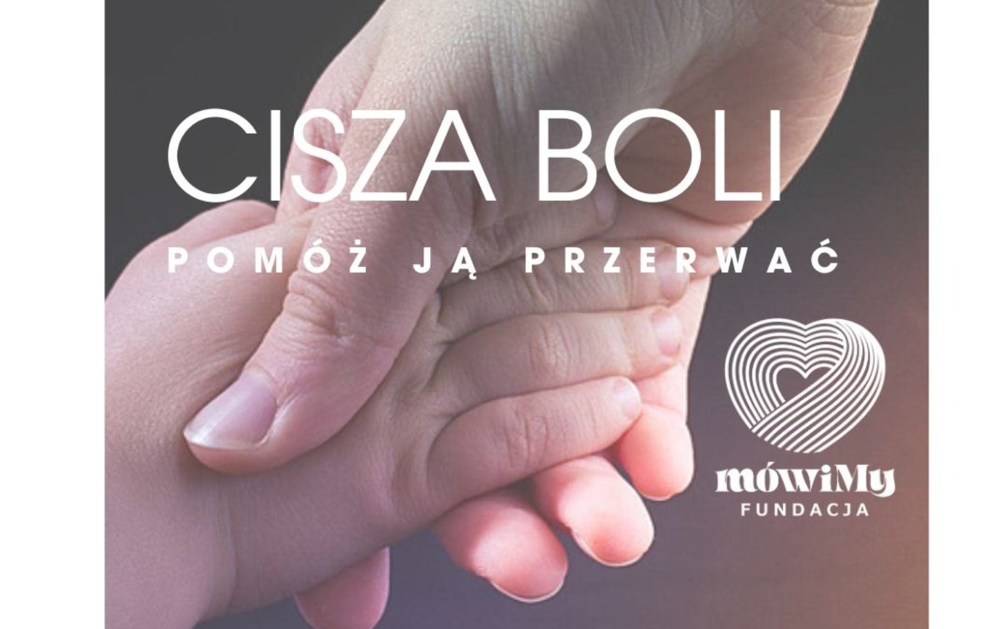 
        Plakat z hasłem o pomocy dla osób w kryzysie.
    