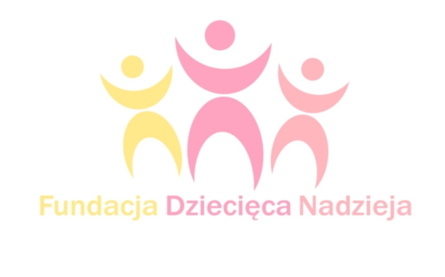 Logo Fundacji Dziecięca Nadzieja w pastelowych kolorach.