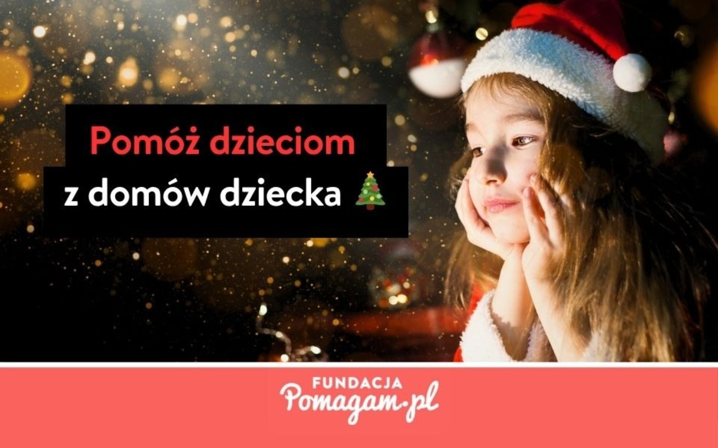
        Dziewczynka w czapce Mikołaja, marząca o świętach.
    
