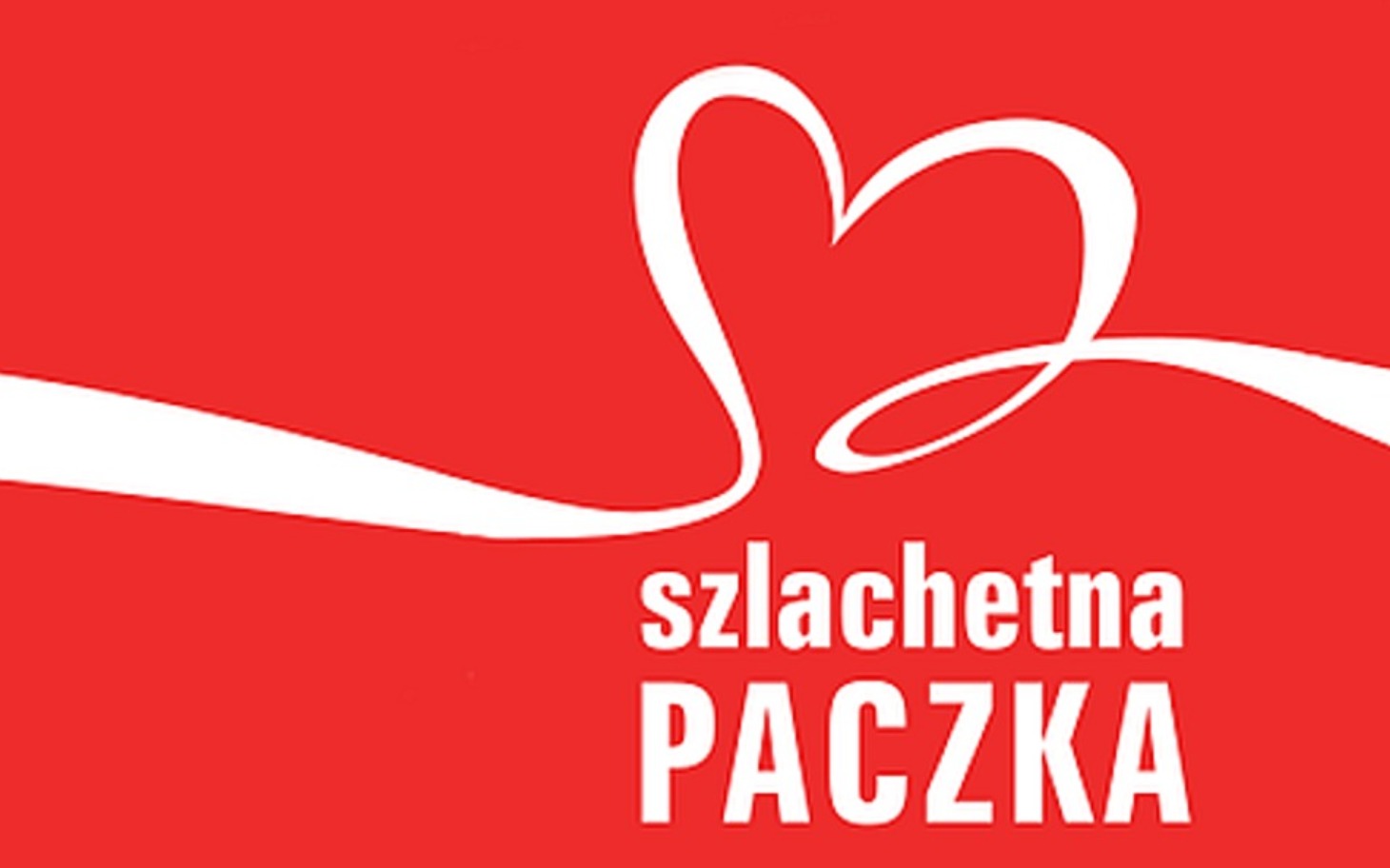
        Logo Szlachetnej Paczki na czerwonym tle.
    