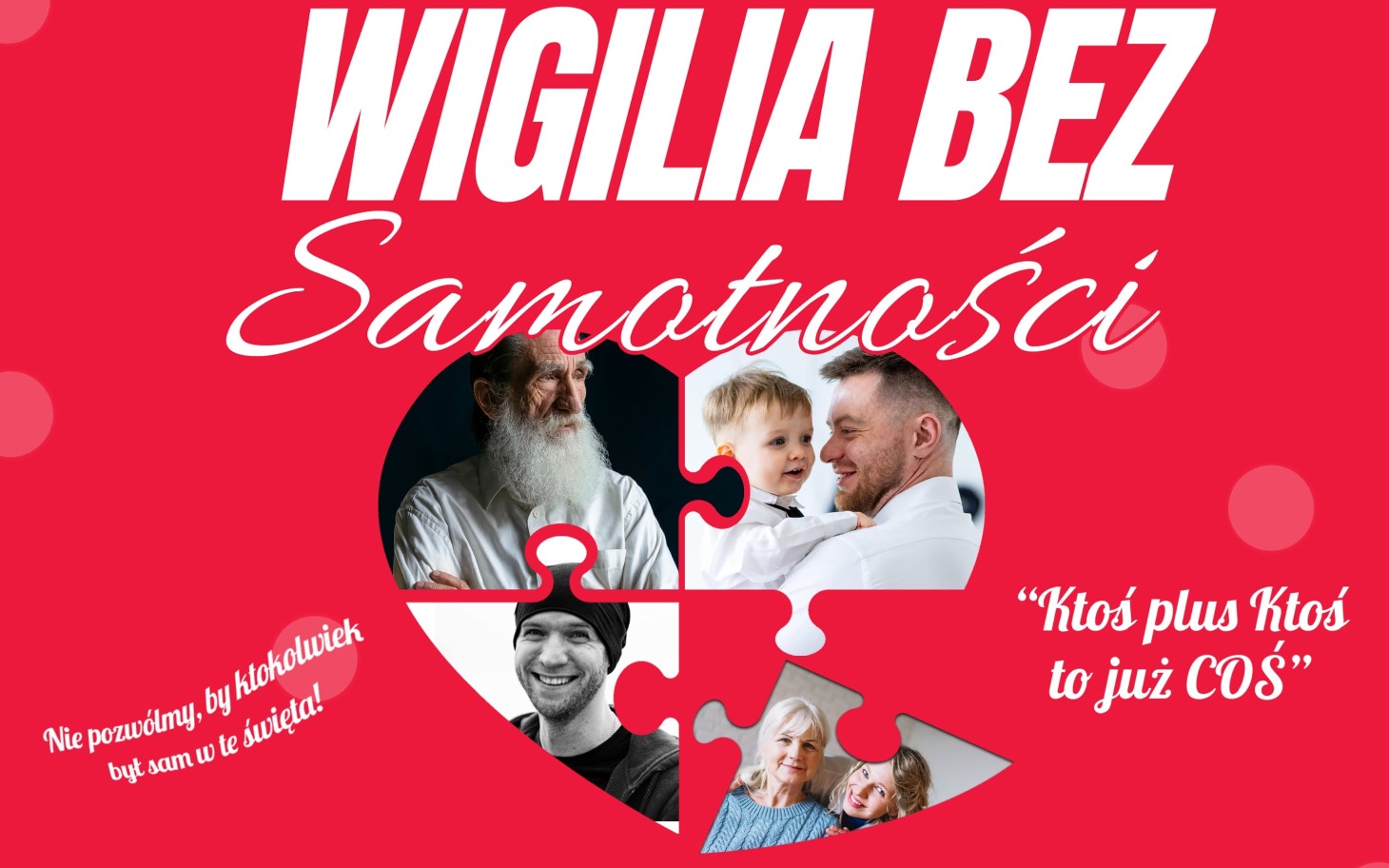 
        Wigilia bez samotności - wydarzenie wspierające społeczność.
    