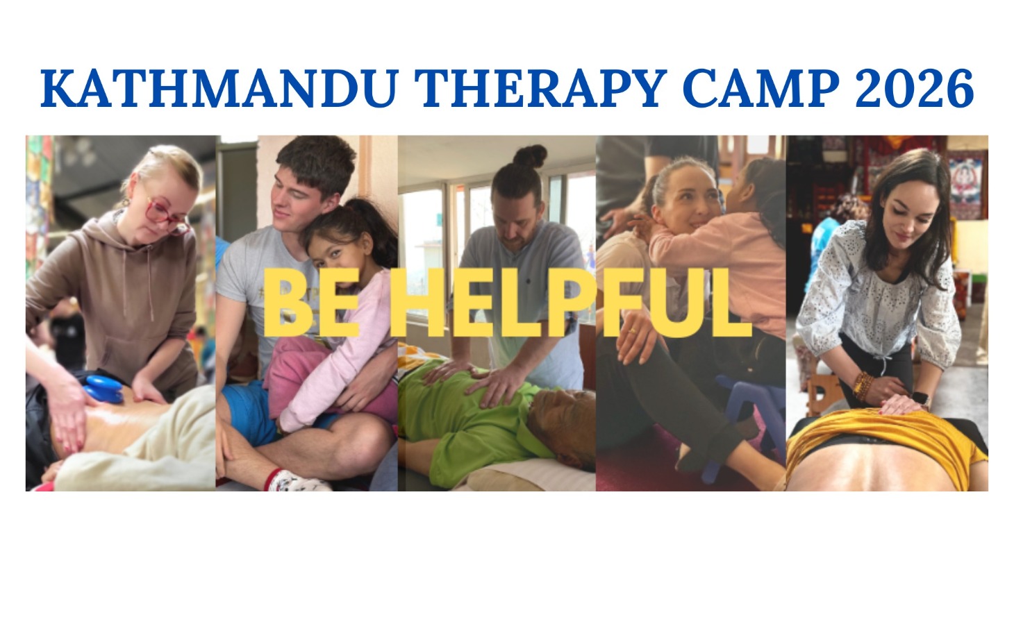 
        Uczestnicy obozu terapeutycznego w Katmandu.
    