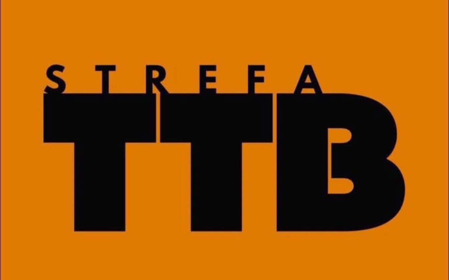 
        Logo Strefy TTB na pomarańczowym tle.
    