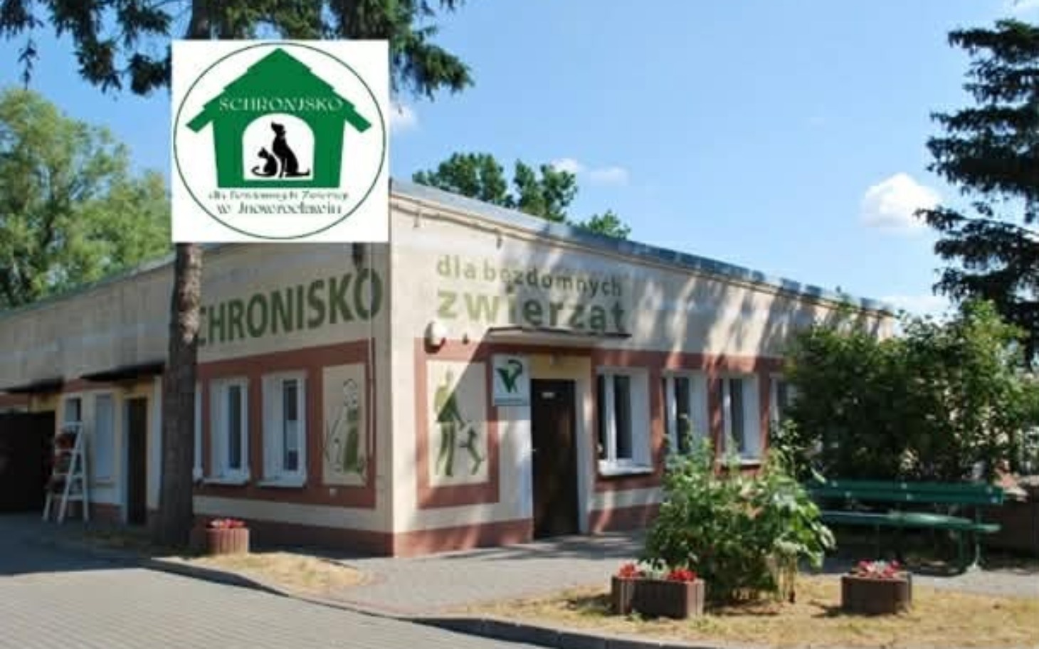 
        Schronisko dla zwierząt, miejsce pomocy dla bezdomnych zwierząt.
    