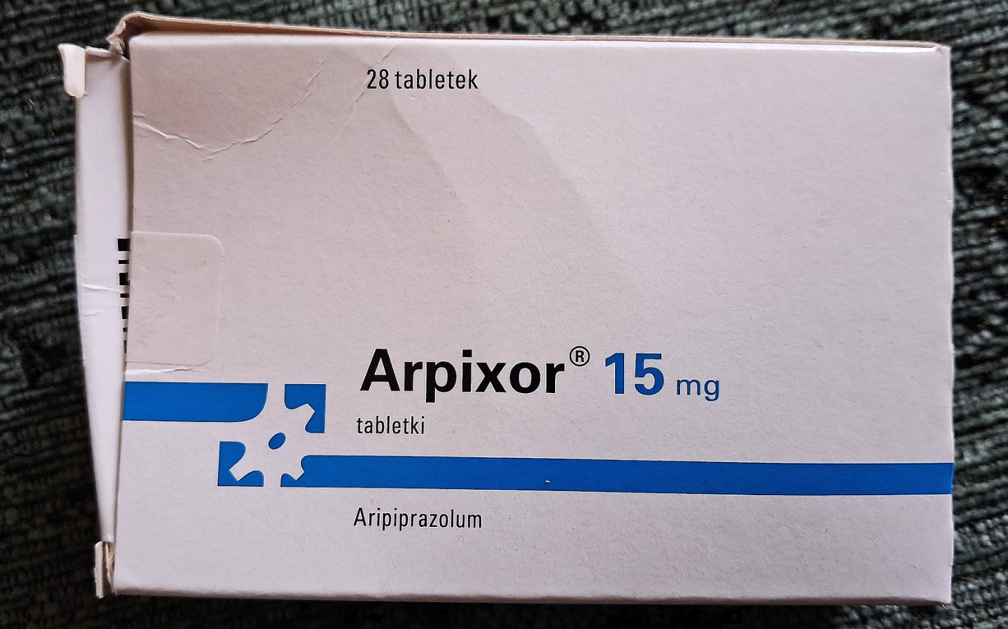 
        Opakowanie leku Arpixor 15 mg.
    