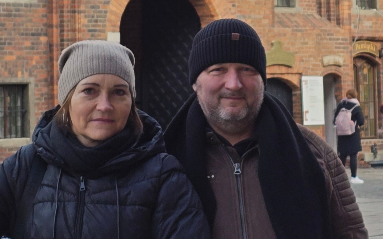 
        Fani drużyny Rekord Bielsko-Biała celebrują zwycięstwo.
    